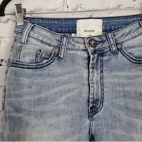 One Teaspoon High Waist Freebird II Skinny Jeans - Picture 3 of 7